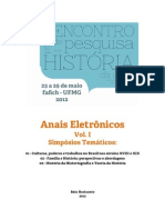 Anais Eletrônicos EPHIS - Vol. 1