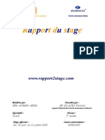 Zurich Assurance Rapport