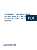 Programas y Acciones - Sispee