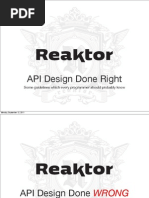 API Design Done Right: Some Guidelines Which Every Programmer Should Probably Know
