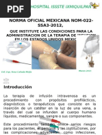 NORMA Oficial Mexicana NOM-022-SSA3-2012 | PDF | Terapia intravenosa ...