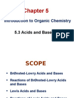 Chapter 5.3 Acids and Bases