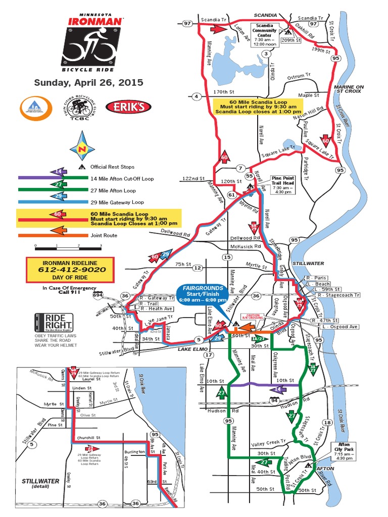 MN Ironman Bike Ride Routes | PDF | Poetry
