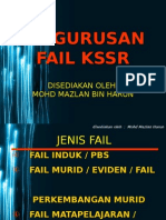 Pengurusan Fail KSSR