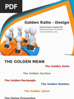 Golden ratio Design 