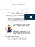 El Perfil Del Docente de Educación Inicial PDF