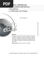 O Socialismo e a Educação Da Criança