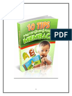 10 Tips Rangsang Anak Membaca PDF