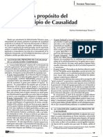 A Proposito Del Principio de Causalidad PDF