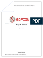 Project Manual: Sofcon India Pvt. Ltd. (Confidential-For Internal Use Only)