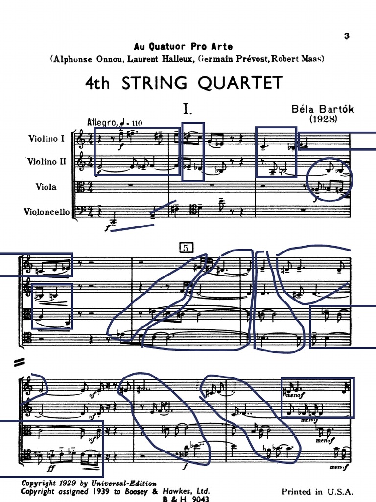 IMSLP18950-PMLP12559-Bart K - String Quartet No. 4 Score | PDF ...