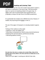 speaking and listening tasks t2-3