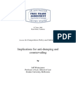 Implications For Anti-Dumping and Countervailing: Competition Policy and Subsidies