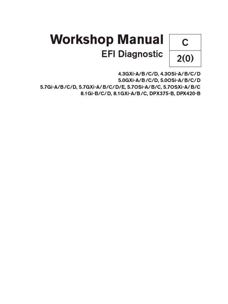 Volvo Penta Workshop Manual EFI Diagnostic | Electrical Connector | Gasoline