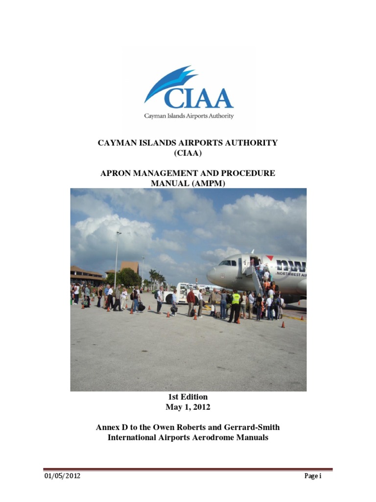 CIAA Apron Management Procedures | PDF | Airport | Air Traffic Control
