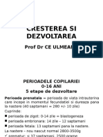 Cresterea Si Dezvoltarea