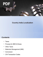 Country India Localization