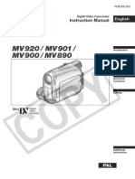 Canon MV920 Users Manual