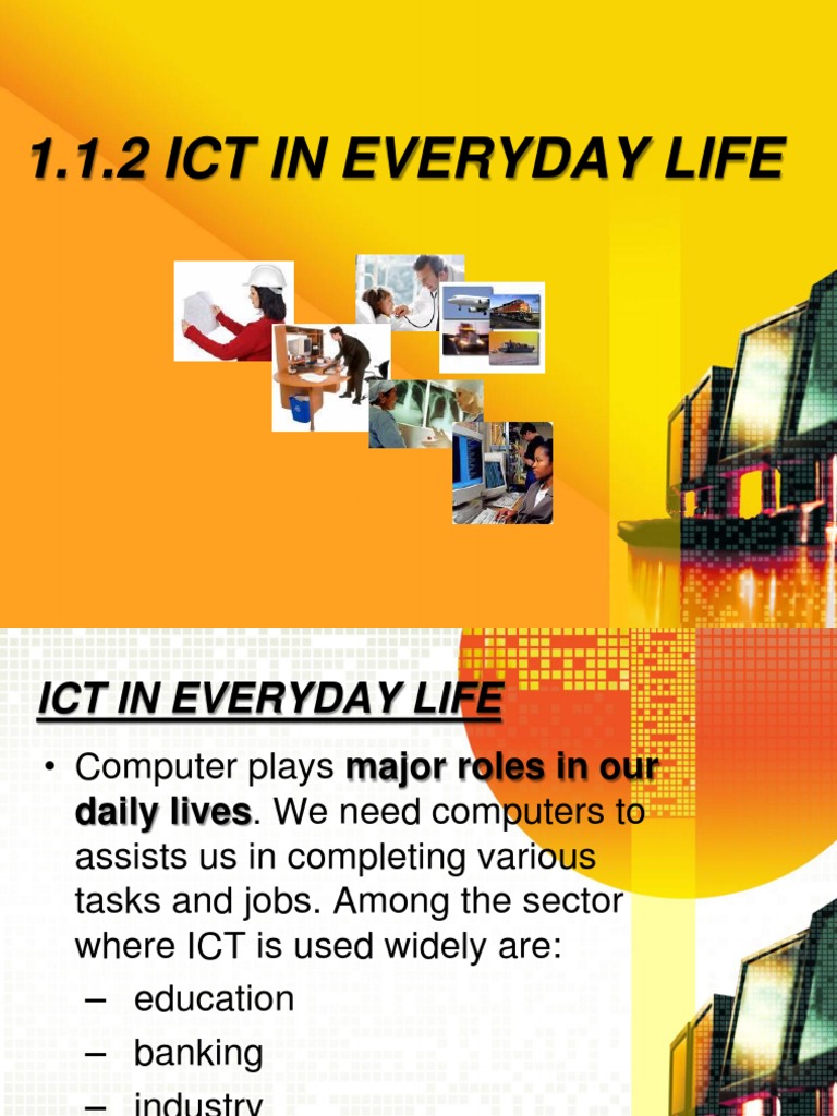Ict in Everyday Life | PDF | Educational Technology | Online Banking