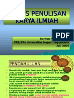 Pemilihan Topik & Outline Penulisan Karya Ilmiah PPs 09