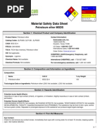MSDS Acetone