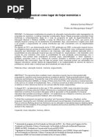 A educação musical como lugar de forjar memórias e esquecimentos.doc