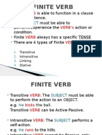 Finite Verb