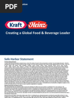 Kraft Heinz Investor Presentation 