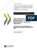 OECD Taxation Working Papers No.5 The Evaluation of the Effectiveness of Tax Expenditures - A Novel Approach.pdf