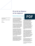 Rol de Las Finanzas