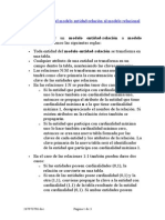 Teoria Transformacion Del Modelo Entidad A Tabla