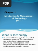 Chapter 1 Introduction To Management of Technology