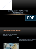 Empaquetado y Lavado de Instrumental