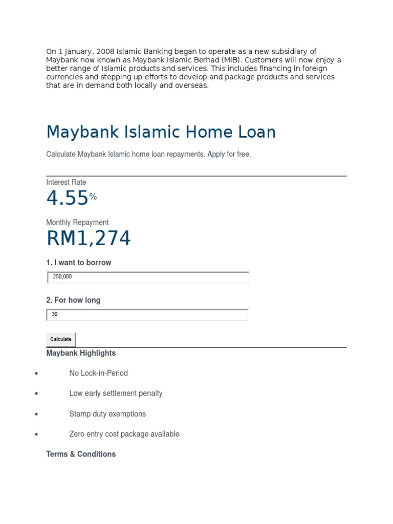 maybank.docx Mortgage Loan Refinancing