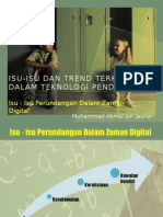 Isu-Isu Dan Trend Terkini Dalam Teknologi Pendidikan