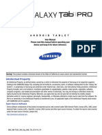 Gen Sm-t520 Galaxy Tab Pro KK English User Manual Nae f4 Ac