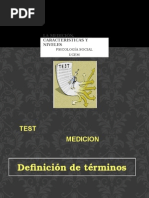 La Medición, Caracteristicas y Niveles Sesion 3