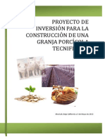 Proyecto de Inversion Para La Construccion de Una Granja Porcicola Tecnificada