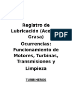 Registro de Lubricación