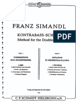 Simandl Kontrabass Schule