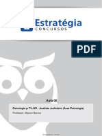 Psicologia para TJ-GO Analista Judiciário