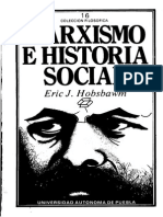 Eric Hobsbawm. Marxismo E Historia Social