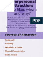 Social Psychology - Attraction