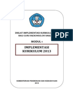 MODUL Materi 1 Implementasi Kurikulum 2013 PDF