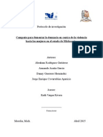 Protocolo Investigación Violencia Mujeres Michoacan