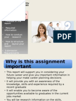 5BUS1085 - Lecture 4 - Career Report Assignment Requirements