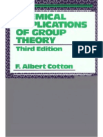 Chemical Applications of Group Theory, 3rd Edition PDF