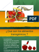 Los Alimentos Transgenicos