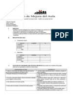 Plan de Mejora Daniel