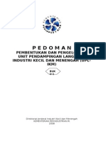 P e D o M A N Pembentukan Dan Pengelolaan Unit Pendampingan Langsung Industri Kecil Dan Menengah (Upl-Ikm)